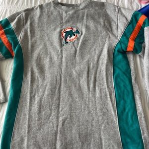 Miami dolphins crew neck